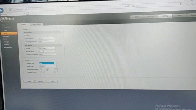 Dahua - AUDIO SETTING FOR DAHUA TIOC CAMERA смотреть онлайн
