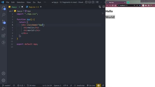 React Interview Questions - React Fragments || Adjacent JSX Elements смотреть онлайн