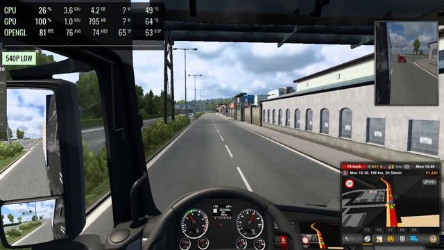 Euro Truck Simulator 2 • GTX 745 • Linux native смотреть онлайн