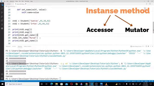 Python Tutorial for Beginners [URDU/HINDI] - #42 Class method types in Python смотреть онлайн