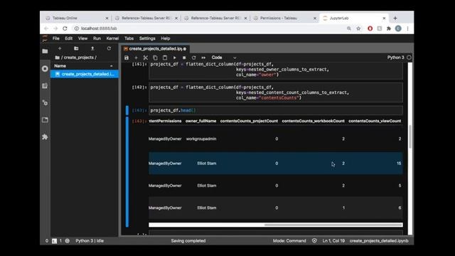 tableau-api-lib (detailed): creating projects смотреть онлайн
