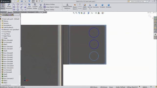 SolidWorks Tutorial Tractor 32.Back Axle Part2 смотреть онлайн