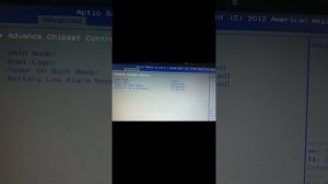 Aptio Setup Utility Copyright (C) 2012 American Megatrends, Inc. Resolved.