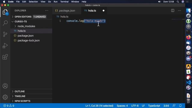 Cómo Escribir Tu Primer Código De TypeScript