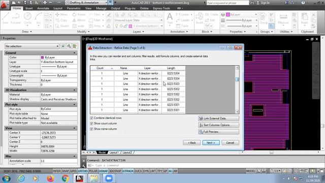 BBS of Flat Slabs using AutoCAD| DATA EXTRACTION BY QUANTITY ESTIMATION AND BILLING ENGINEERS смотреть онлайн