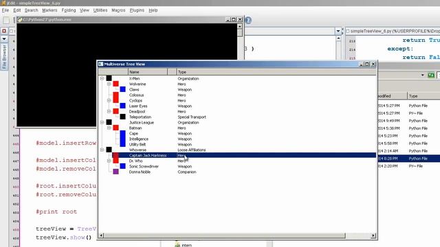QAbstractItemModel for a QTreeView using Superheroes, haha смотреть онлайн