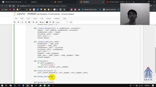 Python — Circular Doubly Linked List смотреть онлайн