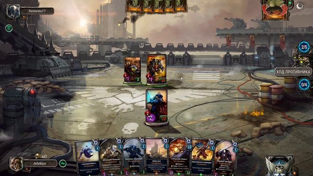 Warhammer 40000: Warpforge. Уриэль Вентрис. Драфты. ч.2. Отбиться что бы выжить. смотреть онлайн