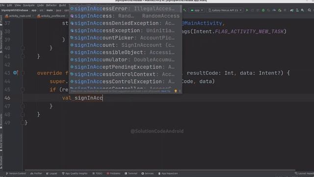 Kotlin firebase Login & authentication in android studio/#solutioncodeandroid #androidstudiotutoria смотреть онлайн