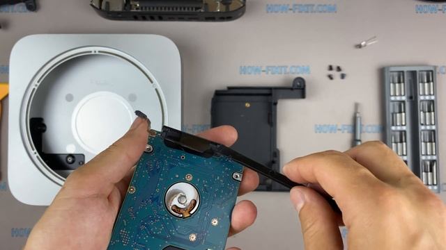 Apple Mac Mini 2014 Как установить SSD или замена жесткого диска