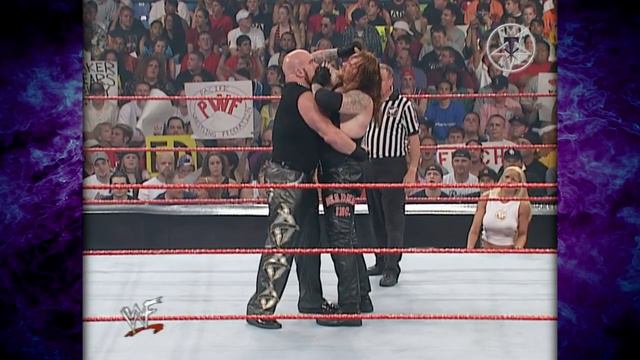 The Undertaker W/ Sara Vs Albert (Kane Helps Take Out DDP & Albert)! 7/2/01