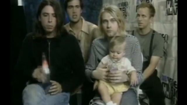 Funny Nirvana Interview/Kurt Cobain VS Frances Bean The Cookie Fight смотреть онлайн