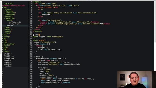 Vue.js Trello Clone in Rails - Part 3 | Preview смотреть онлайн