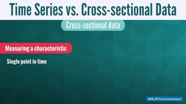 Time Series vs. Cross Sectional Data смотреть онлайн