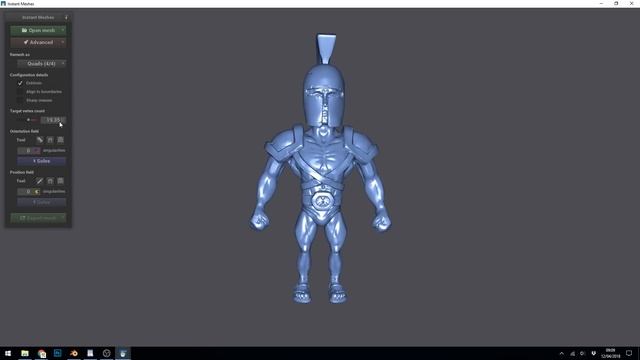 Retopology in a few seconds - instant mesh смотреть онлайн