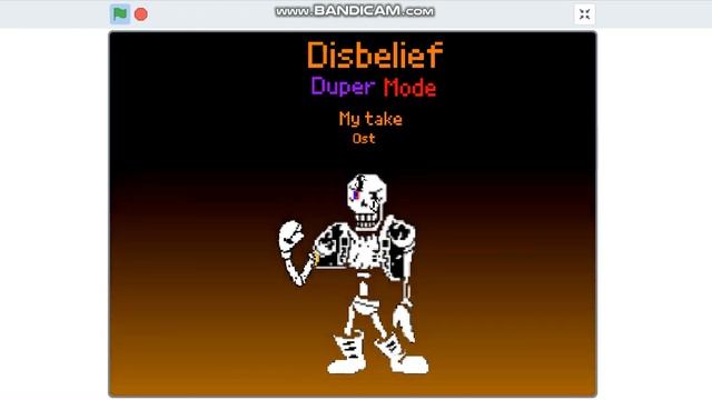 UnderTale:DisBelief Duper Mode Ost (My Take)