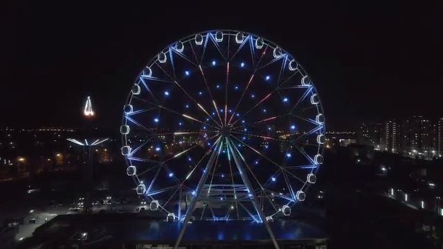 Колесо обозрения на Зелёном острове г.Омск