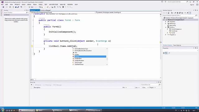 5.1 เครื่องมือ ListBox - ภาษา C# เบื้องต้น смотреть онлайн