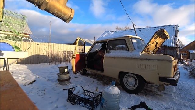 Поставил Зимние шины на ЗАЗ/ Проблемы с тормозами Запуск в мороз .влог смотреть онлайн