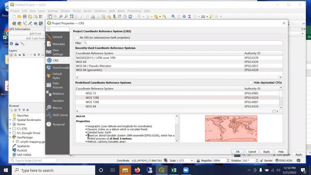 Importing GNSS data to QGIS3.x смотреть онлайн