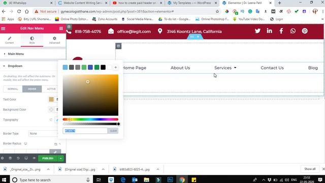 Header & Footer Design in WordPress | Business Website смотреть онлайн