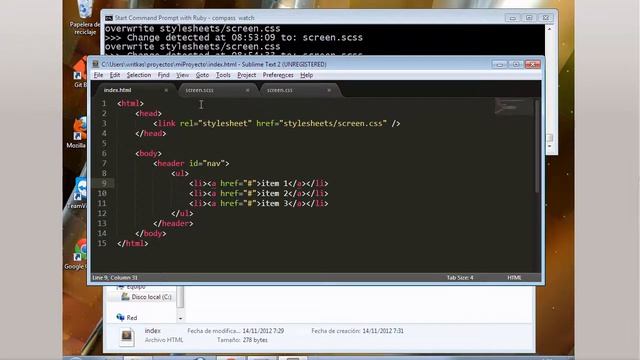 Curso Sass y Compass - 6 - Anidacion en Sass смотреть онлайн