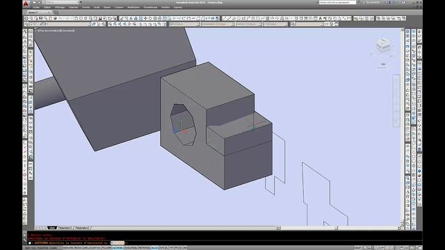 Extrusion avec Autocad 3D 2014 смотреть онлайн