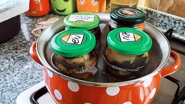 Баклажаны по Гречески/В начале смотрите 1часть Готовку/это 2 часть/Консервация/? смотреть онлайн
