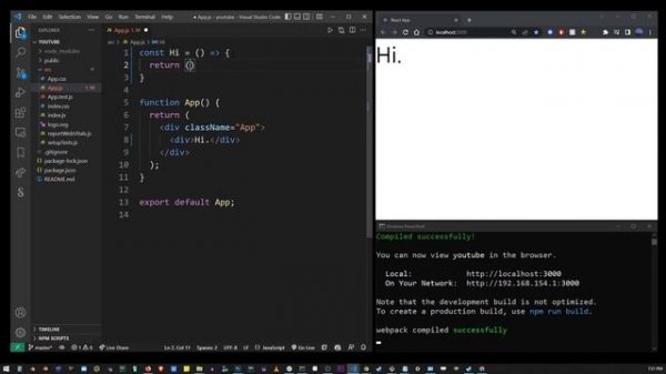 How To Run React In VSCode (Visual Studio Code React.js Tutorial)