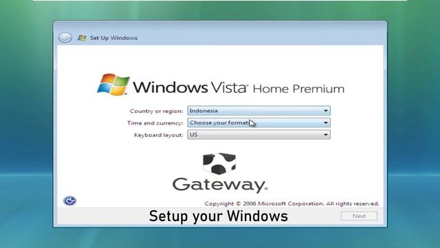 Gateway MT6451 OEM Recovery Windows Vista Installation - VMWare смотреть онлайн