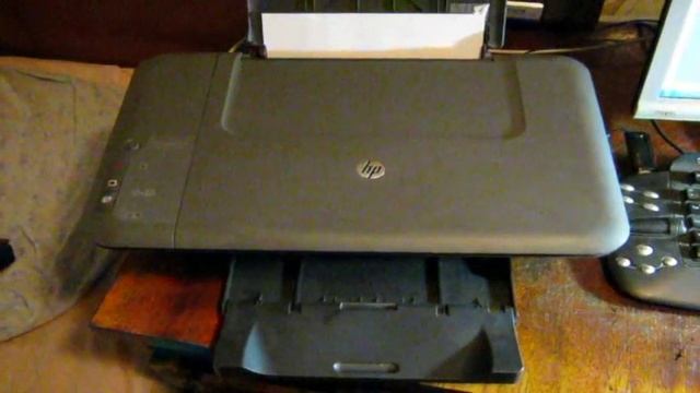 Проверка принтера HP DeskJet 1050 смотреть онлайн