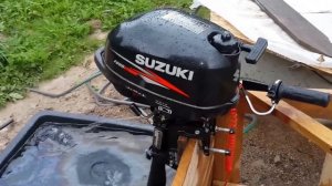 Лодочный мотор Сузуки 2,5. Тест шумности, обзор, обкатка