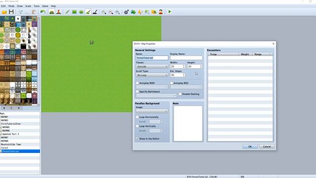 RPG Maker MV Parallax Tutorial - Large Forest - Part 1 смотреть онлайн