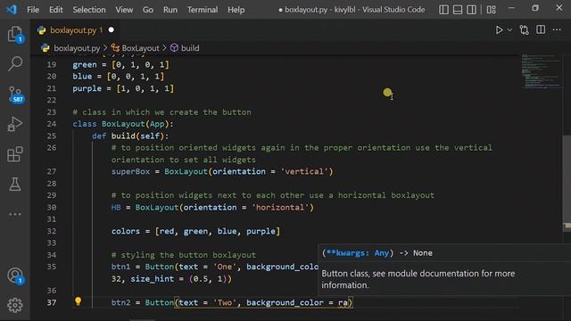 How To Align Widgets Vertically Or Horizontally In Kivy Using BoxLayout-Python Kivy Tutorial смотреть онлайн