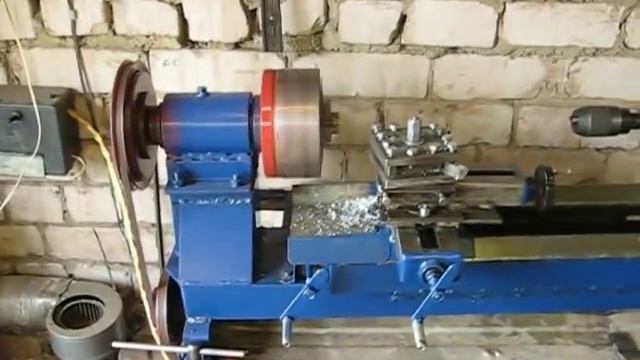 самодельный токарный станок по металлу. смотреть онлайн