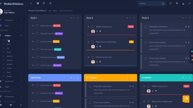 Most Attractive Travel Creative Bootstrap Dashboard of WebkitX Admin смотреть онлайн
