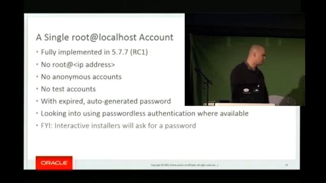 OSC15 - Georgi Kodinov - Secure Deployment Changes Coming in MySQL 5.7 смотреть онлайн