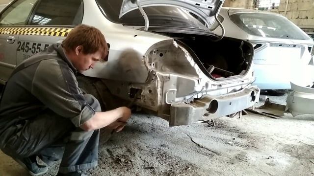 Kia Spectra из под такси/Кузовной ремонт и покраска смотреть онлайн