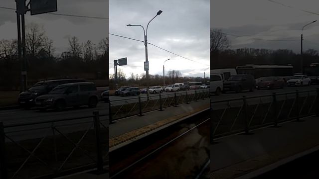 Трамвай 36. Завод "Северная Верфь" - посёлок Стрельна смотреть онлайн