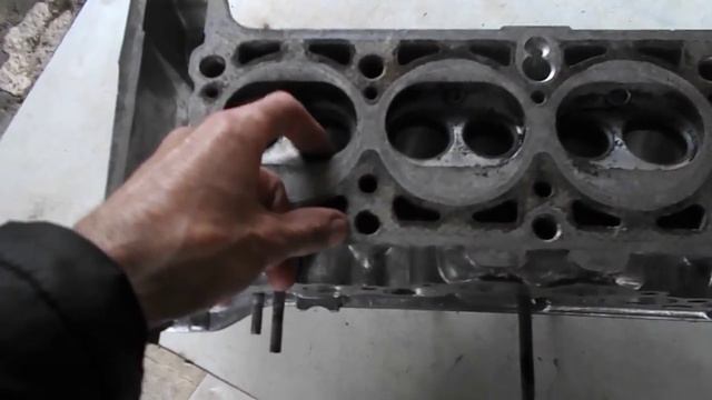 Какая должна быть Форма и поверхность каналов головки блока? Тюнинг доработка ГБЦ ВАЗ смотреть онлайн