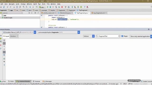 #3 Android Fragments tutorial series - 3 - Life Cycle of Fragment Java mp4 смотреть онлайн