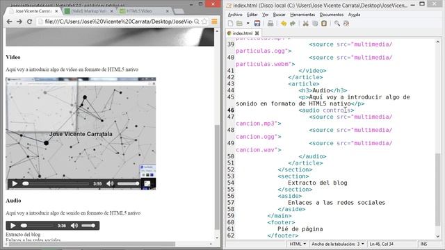 Curso de desarrollo de aplicaciones web Parte 1 HTML5 смотреть онлайн