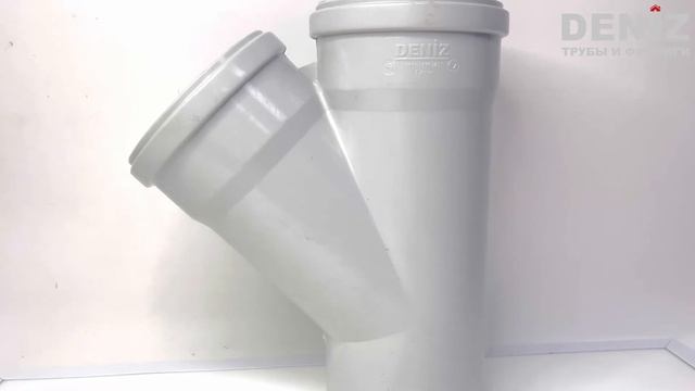 Тройник косой канализационный ПВХ 110*110 мм Deniz смотреть онлайн