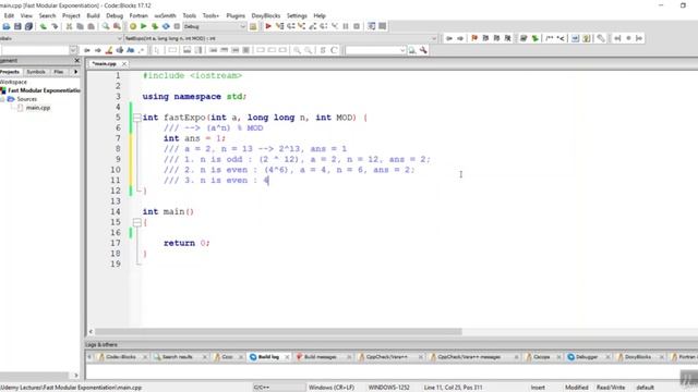 9 Fast Modular Exponentiation Iterative Implementation смотреть онлайн