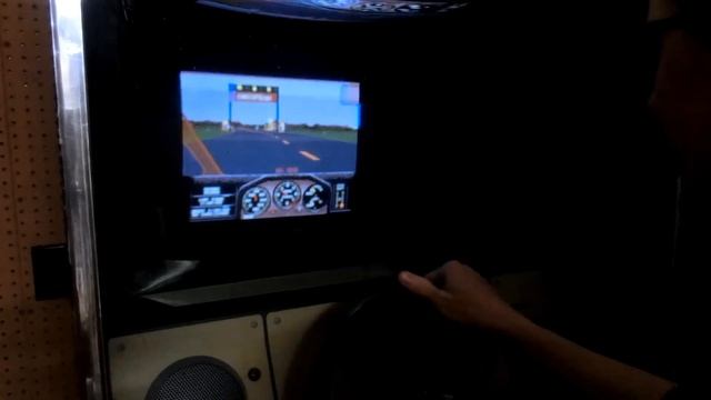 1989-90 Atari Race Drivin Arcade Machine early 3D graphics смотреть онлайн