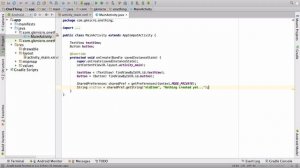 5/8 - How to write Java code inside MainActivity.java - Android App in 26 Minutes
