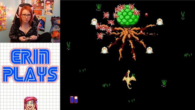 Dragon Spirit (NES) Gold Dragon- Erin Plays Extras смотреть онлайн