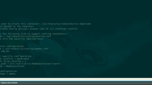 lxc | lxc-create создание первого контейнера смотреть онлайн