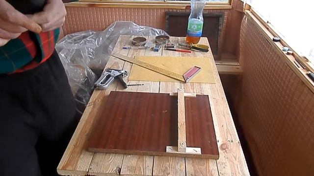 УлейУдав.Делаю шаблон для нарезки вощины. смотреть онлайн
