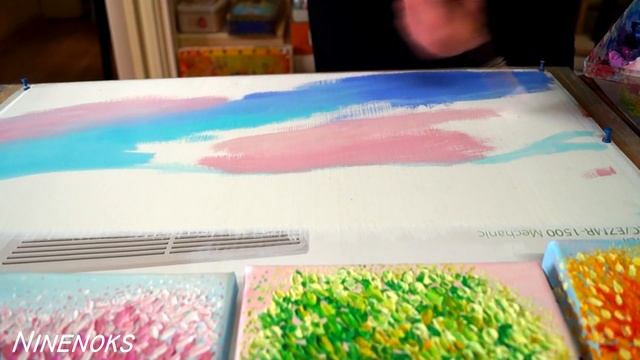 Рисуем НЕБО масляными красками. Часть 5. "Деревья в разные времена года". смотреть онлайн